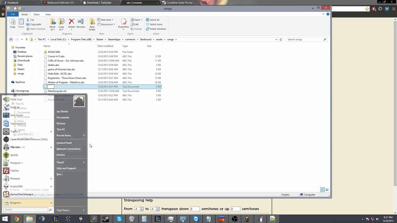 How to Create ABC Files for Starbound