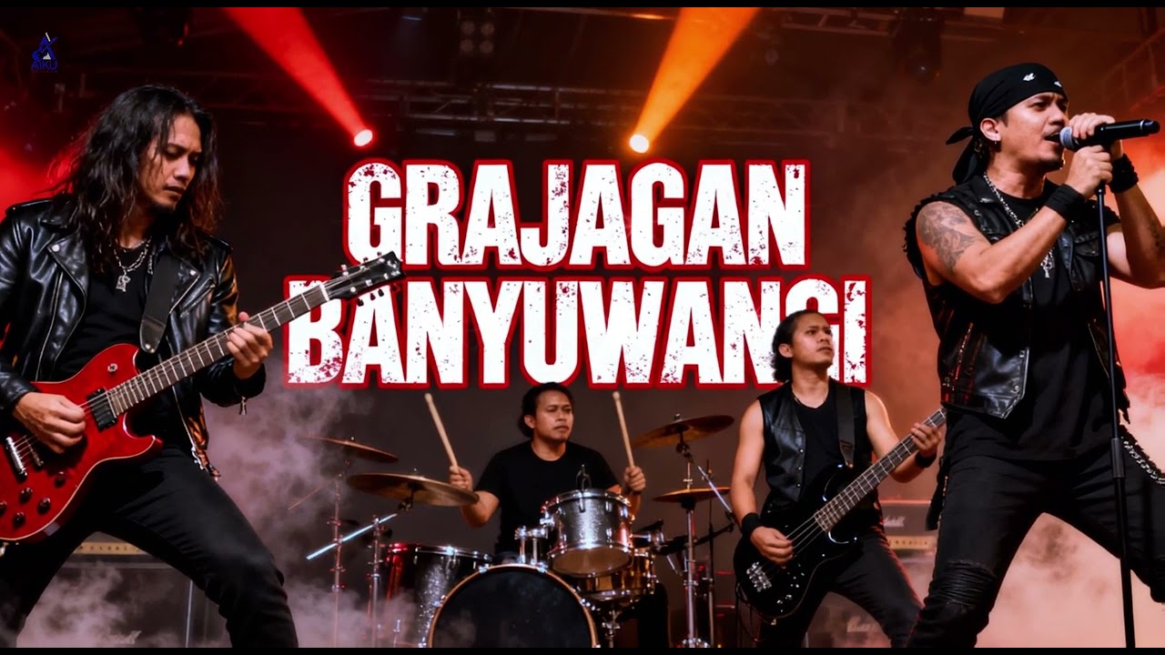 GRAJAGAN BANYUWANGI Rock Metal Version – Ciptaan A. Priyono | Aiku Musikku