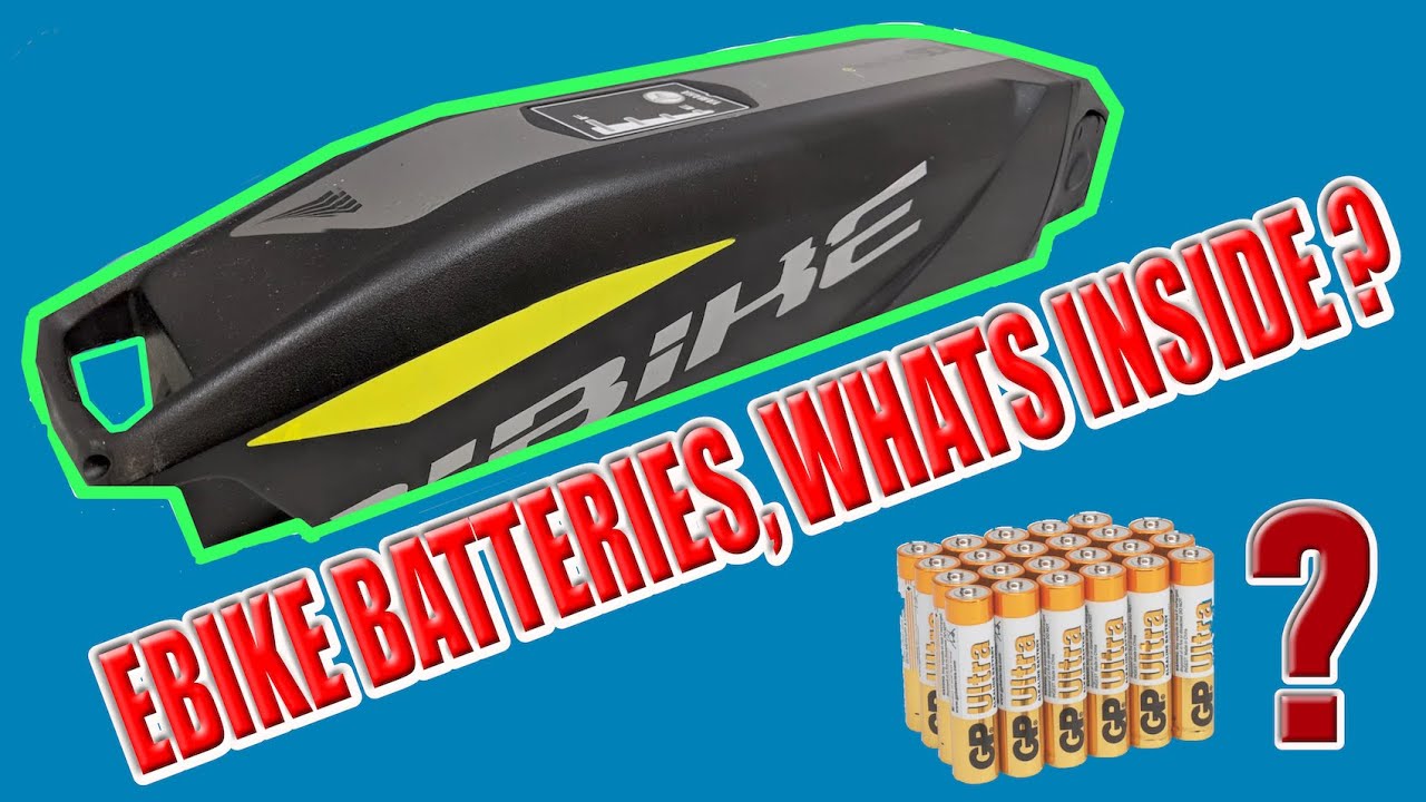 Whats inside ebike batteries.
