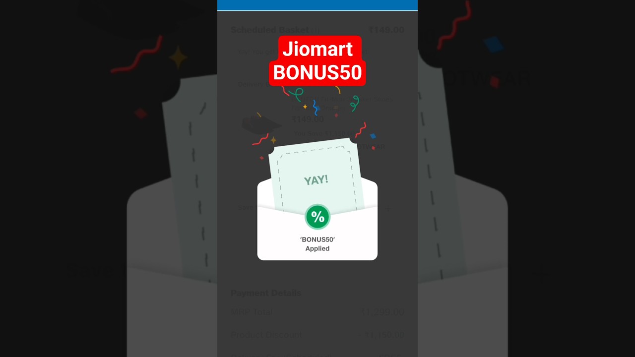 Jiomart New Offer Rs. 50 Off On Rs. 149 Schedule delivery | Jiomart Loot by deepakmrp