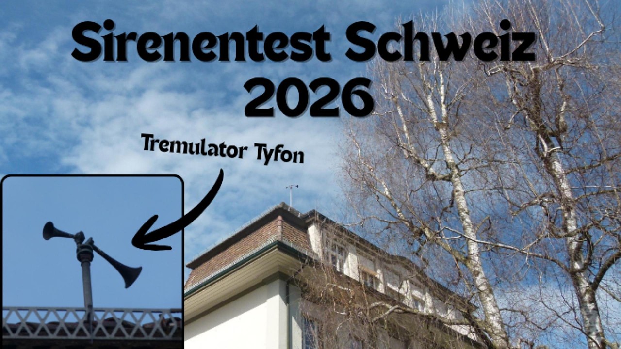 Sirentest Schweiz 2026 | Tremulator Tyfon MKE 75 / 350 - 460 | Grosshöchstetten BE