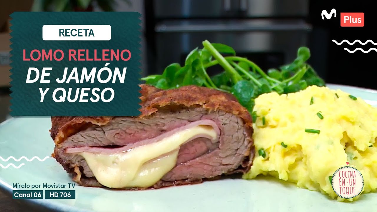 RECETA: LOMO RELLENO CON JAMÓN Y QUESO l COCINA EN UN TOQUE