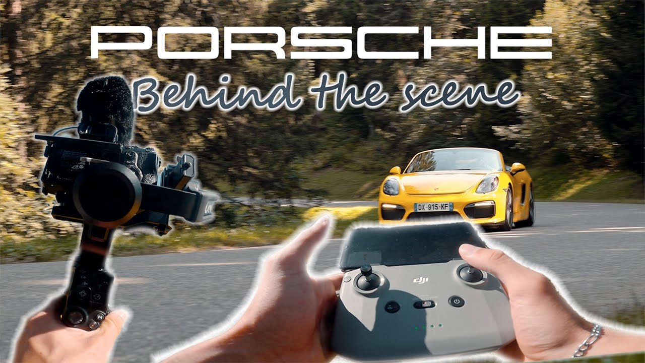 BACKSTAGES Vidéaste PORSCHE dans les Alpes [4k]
