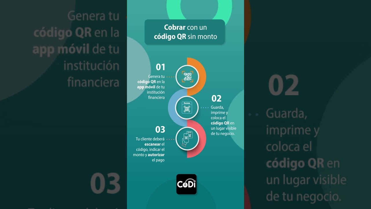 Cobrar con un c&oacute;digo QR sin monto #codi #bancodemexico #banxico