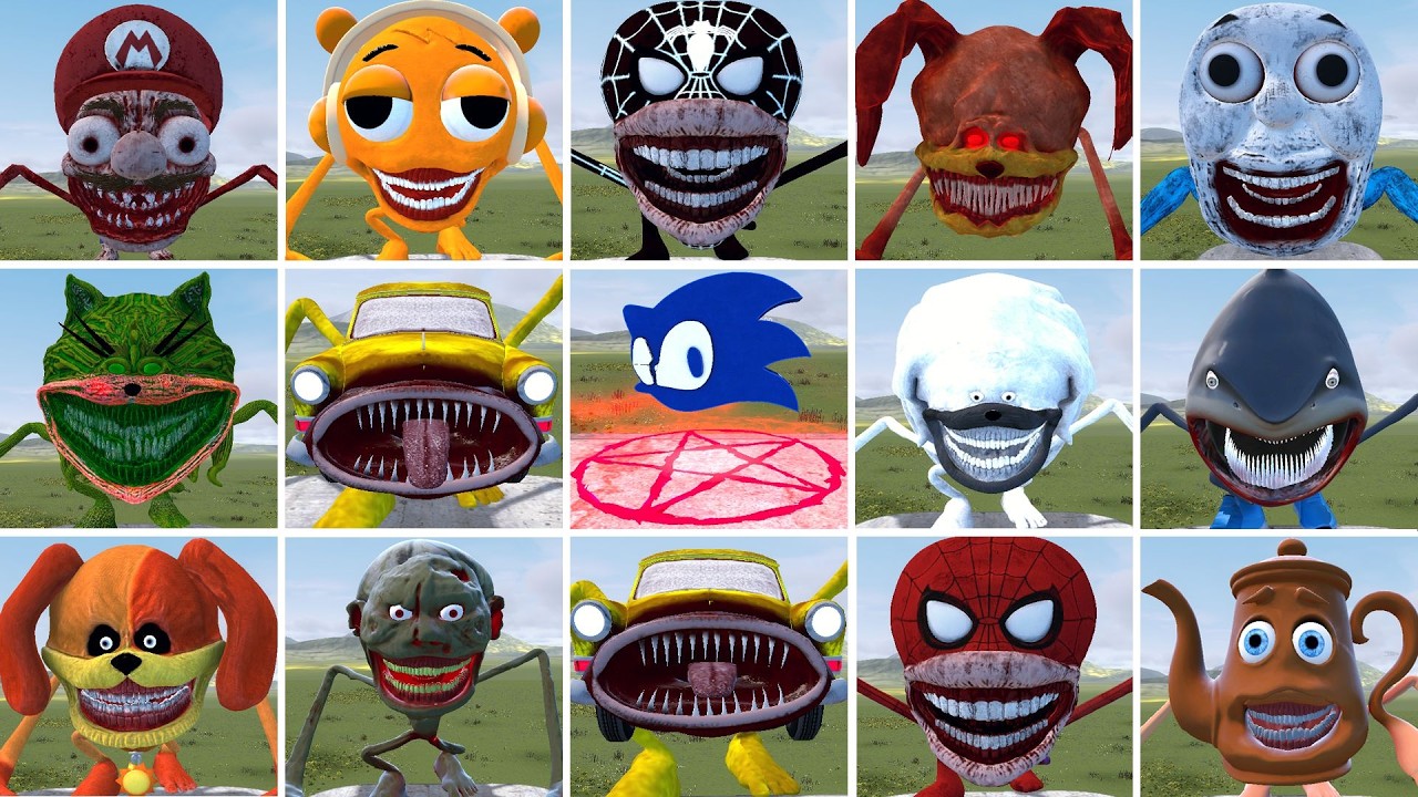 WHO IS THE STRONGEST FROM ALL SHIN SONIC TAPES VS ITALIAN AI BRAINROT MEMES TAPES in Garry's Mod