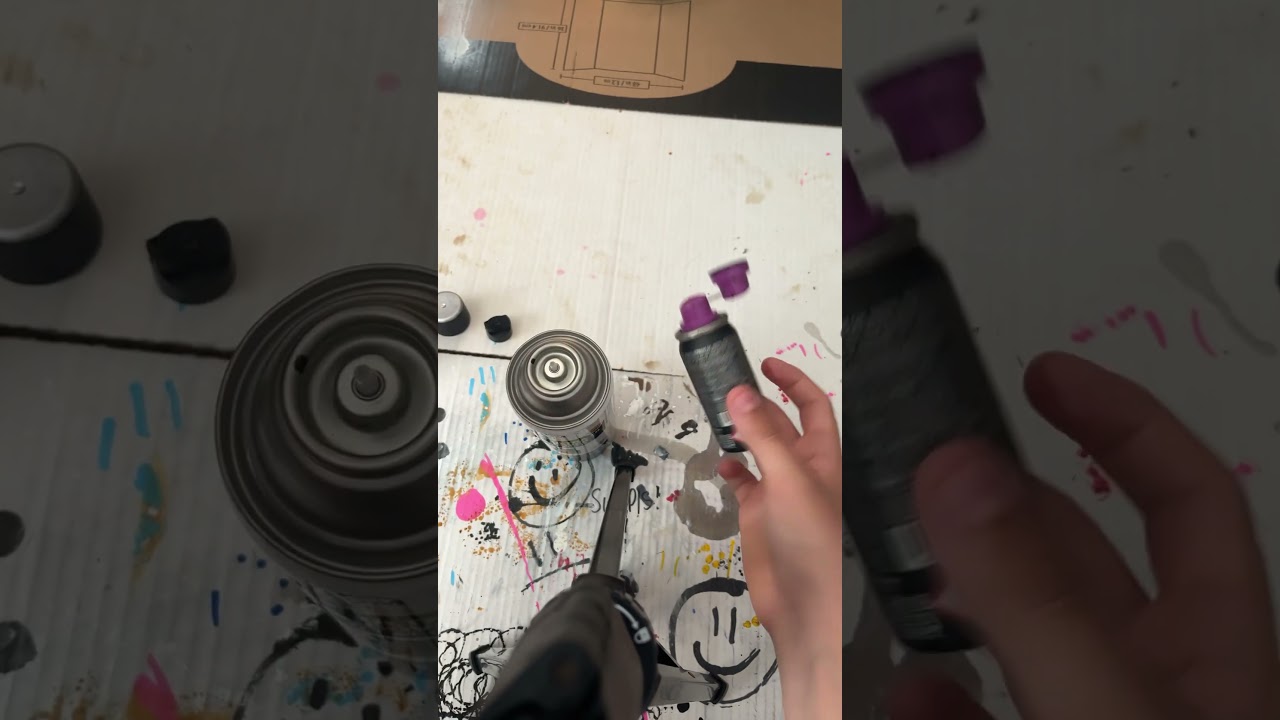 How to refill Montana mini can #graffiti #graffitihacks #tags #tagging
