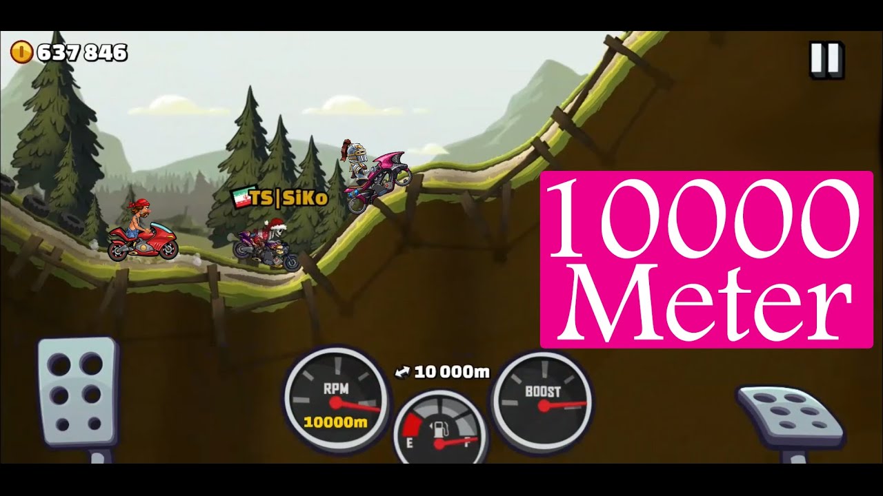 How to go 10km in the forest with a super bike 💪🎯