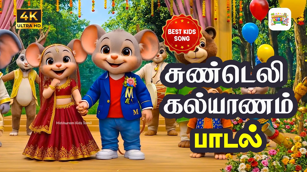 சுண்டெலி கல்யாணம் 🐭💍 | Sundeli Kalayanam - Kids Song | Tamil Rhymes for Children | பாபா பாடல்