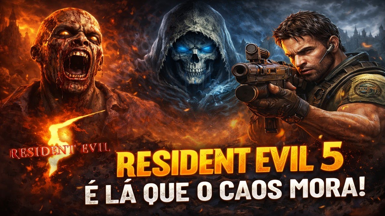 Resident Evil 5 | Sobrevivendo ao Caos em Co-op 🧟‍♂️🔥