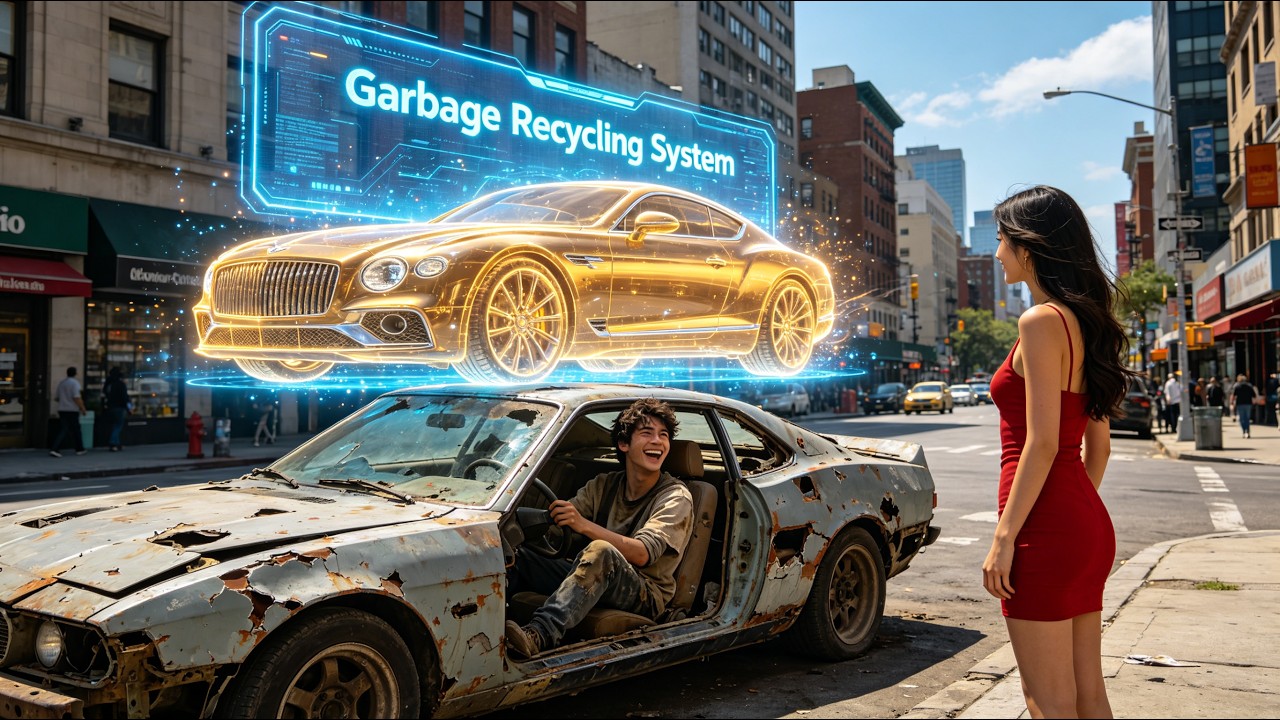 premiere：Poor Guy Awakens Trash Recycling System, Humiliates Gold-Digging Girl#drama  #system