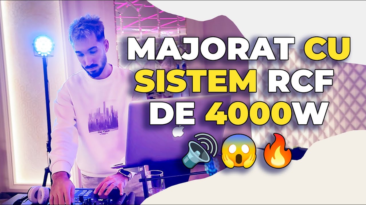 DJ la MAJORAT 🎉 | Sonorizare RCF & pregătire eveniment🔥