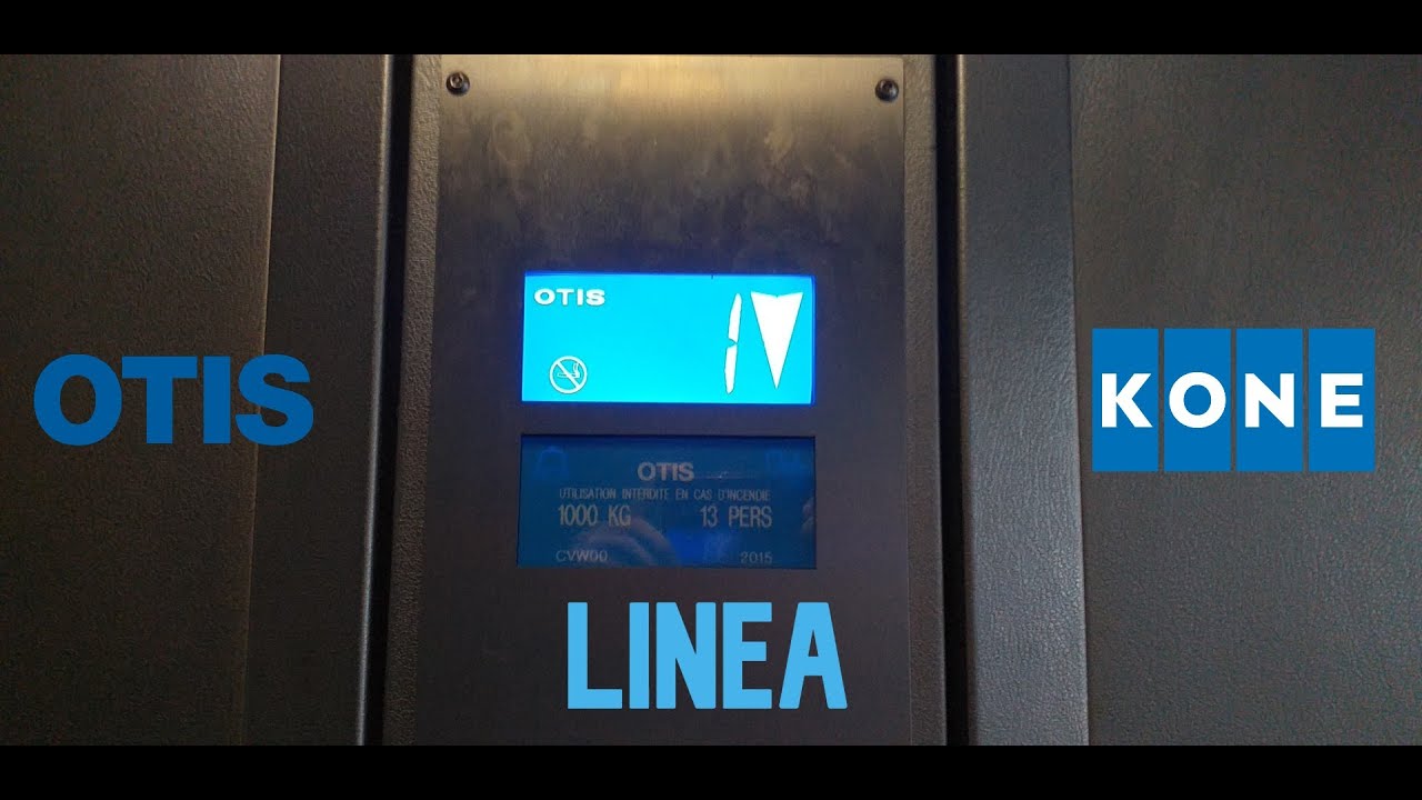 1980-90s Kone M-Series traction elevators modernised in 2015 by Otis w/Resista @ Bar-le-Duc, FR