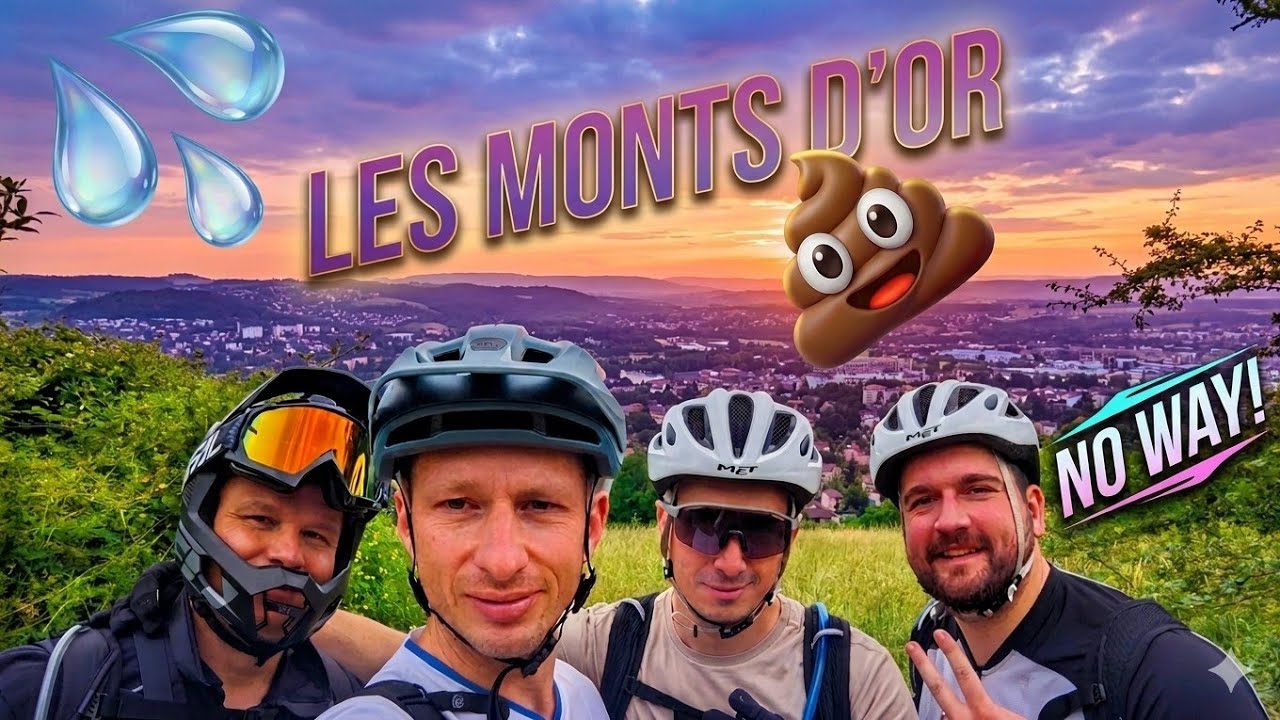 Rando VTT dans les Monts d'Or, c'était pas top mais on a bien rigolé ! 🐻