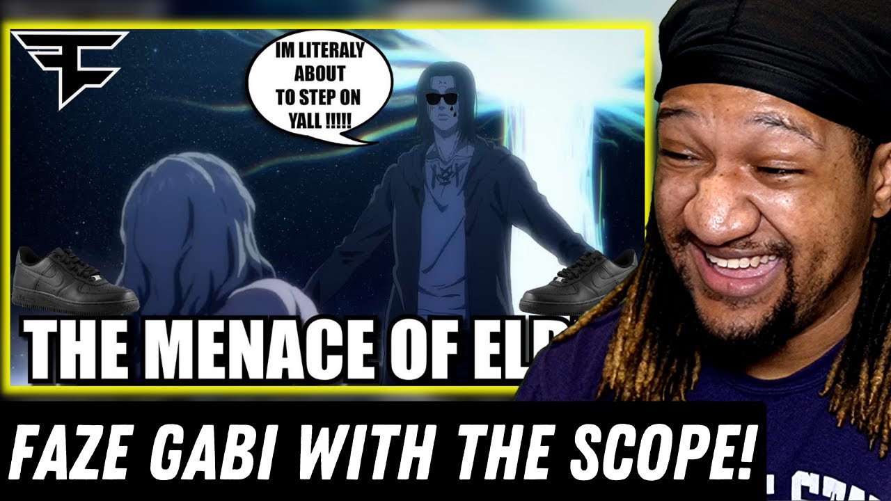 Reaction to THE MENACE OF ELDIA, FaZe GABI, AND THE BLACK AIR FORCE RUMBLING