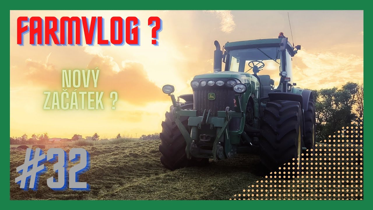 ŠLAPÁNÍ JÁMY / John Deere 8520/ Farmvlog#32/ Nový začátek ? 🚜🚜🚜