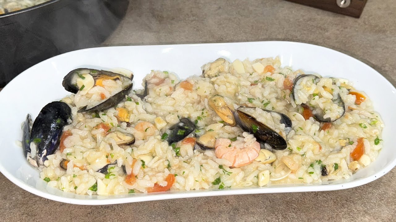 RISOTTO ALLA PESCATORA CON MISTO SURGELATO