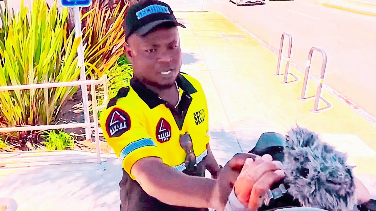 Ignorant Security Guard Goes Hands On - First Amendment Audit