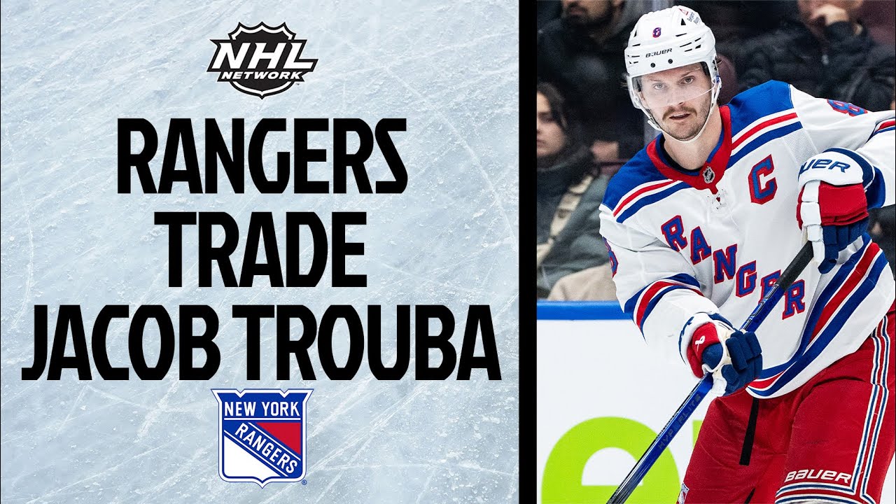 New York Rangers trade captain Jacob Trouba to Anaheim Ducks
