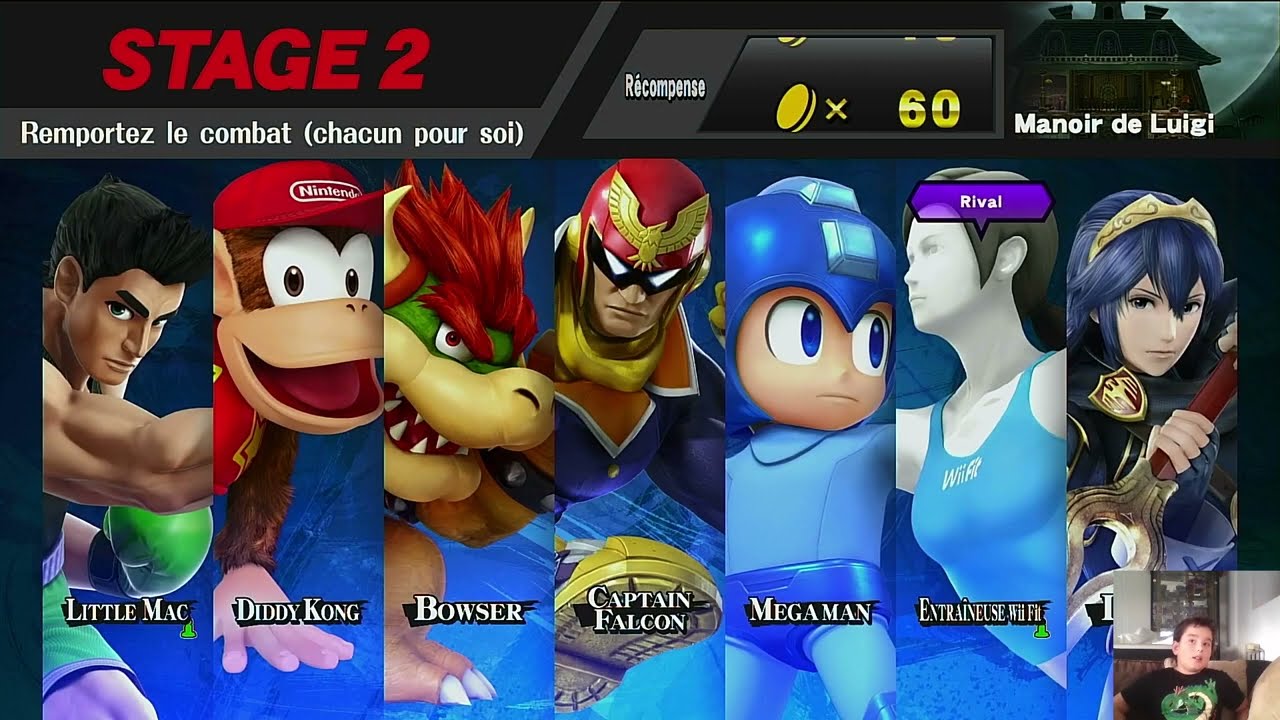 Super Smash Bros Brawl sur wii par Tristan l'autiste gamer