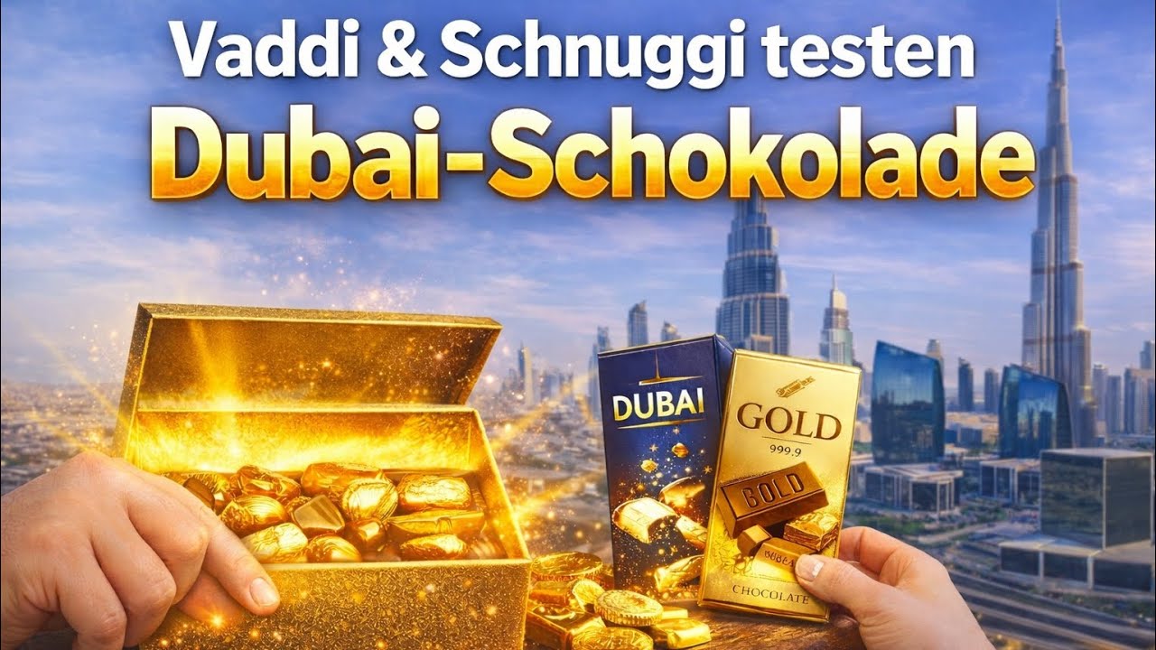 Vaddi & Schnuggi testen Dubai Schokolade 🍫 | Unboxing & ehrlicher Geschmackstest #dubaischokolade