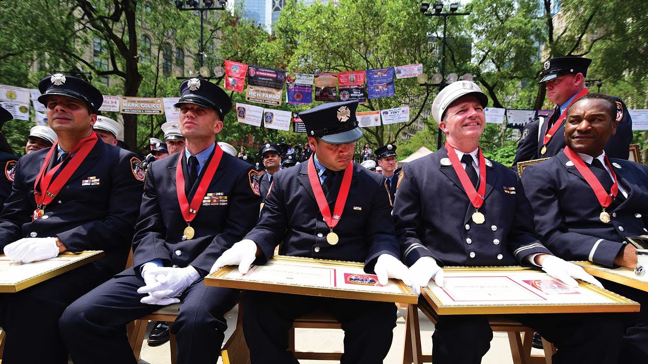 150th FDNY Medal Day (2019), Fire Commissioner Daniel A. Nigro presides