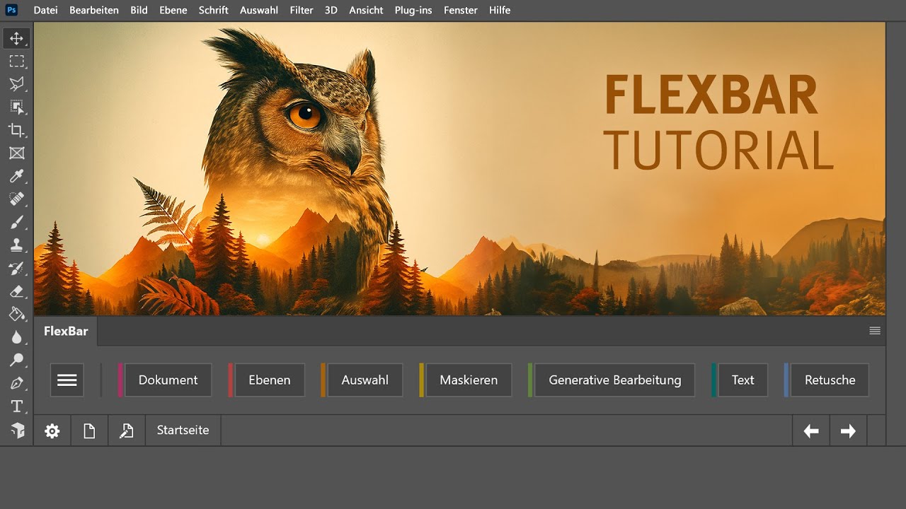 🇩🇪 Die bessere Kontextbezogene Taskleiste? FlexBar für Photoshop