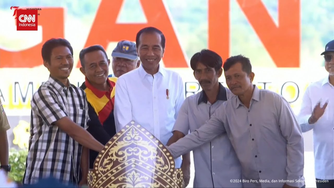 Jokowi Resmikan Bendungan Margatiga Senilai Rp 846 M di Lampung