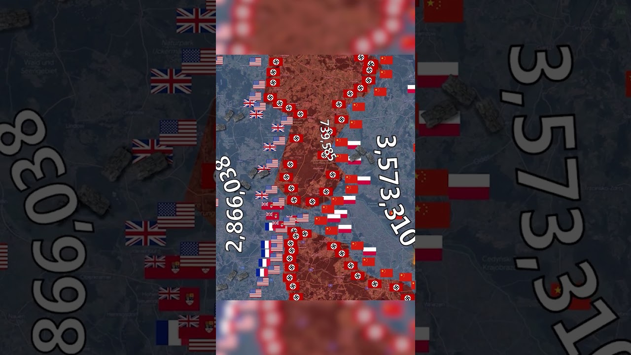 Battle of Berlin (WW2) #shorts #animation #map