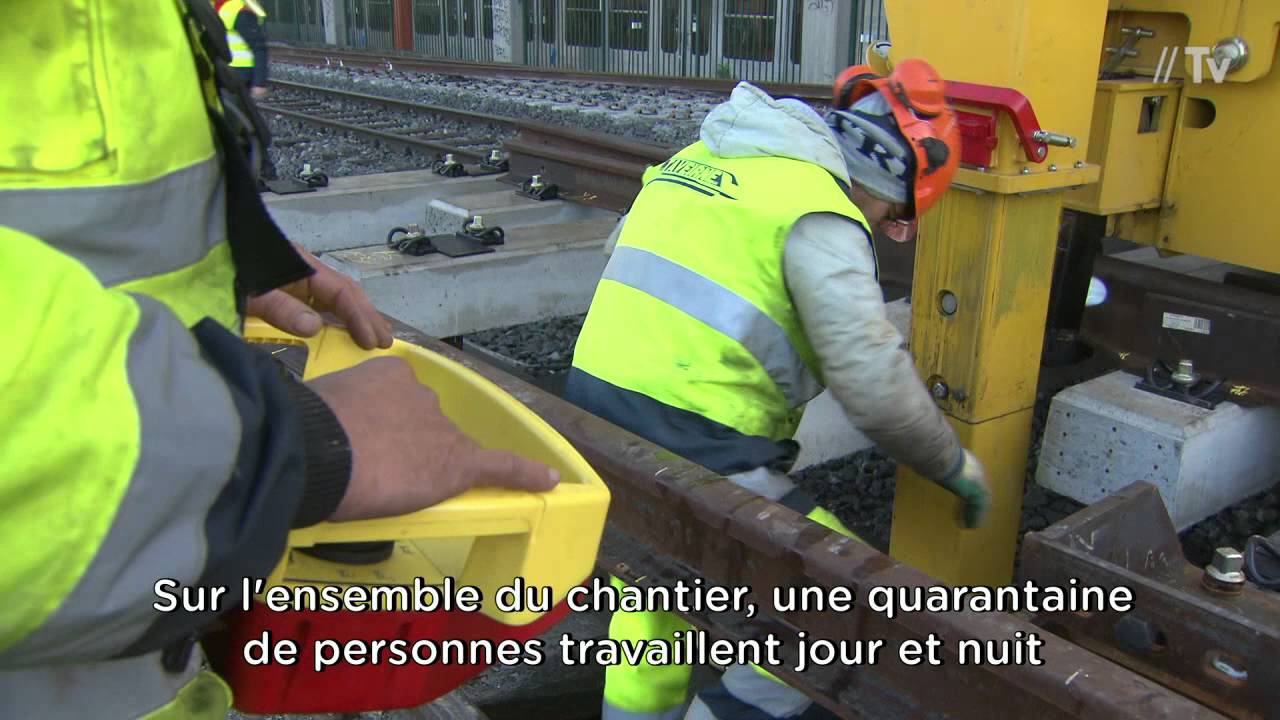 Les aiguillages du futur, en béton, sont sur les rails