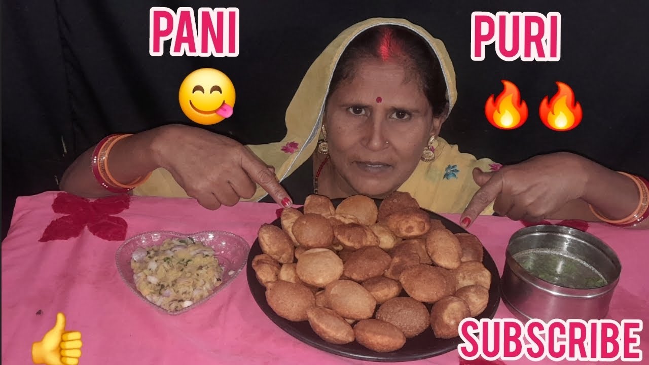 Pani puri #yummy #food #mukbang #viral #video #eatingshow #eating 