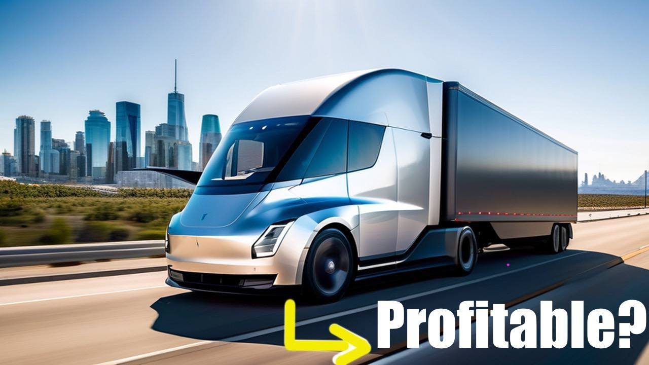 Are Tesla Semi Trucks Actually Profitable? #teslasemitruck  #automobile  #satisfying