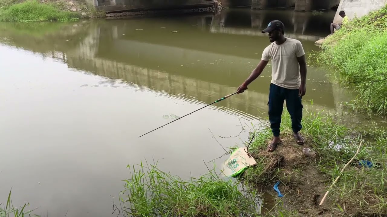 Fishing Under the Bridge with Hook Line | Part 2 | Unexpected Big Catch 🎣