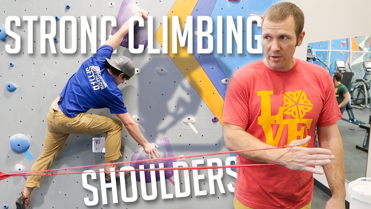 HOW TO BUILD STRONG SHOULDERS FOR CLIMBING!
