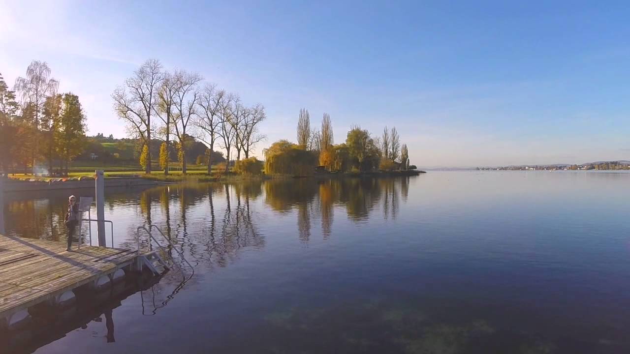 Herbstflug Ermatingen Autumn Lake Bodensee Switzerland 瑞士惊人的航拍图像