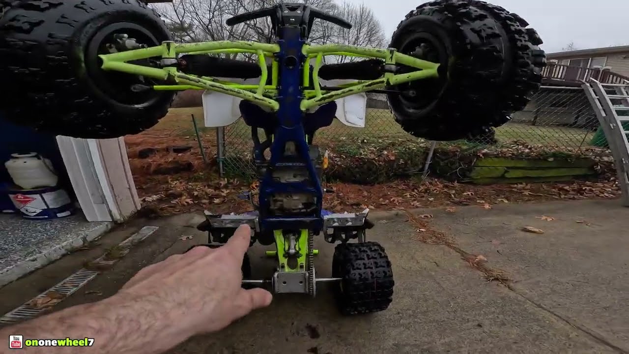 MORE MAJOR FRAME REPAIRS   YFZ450R
