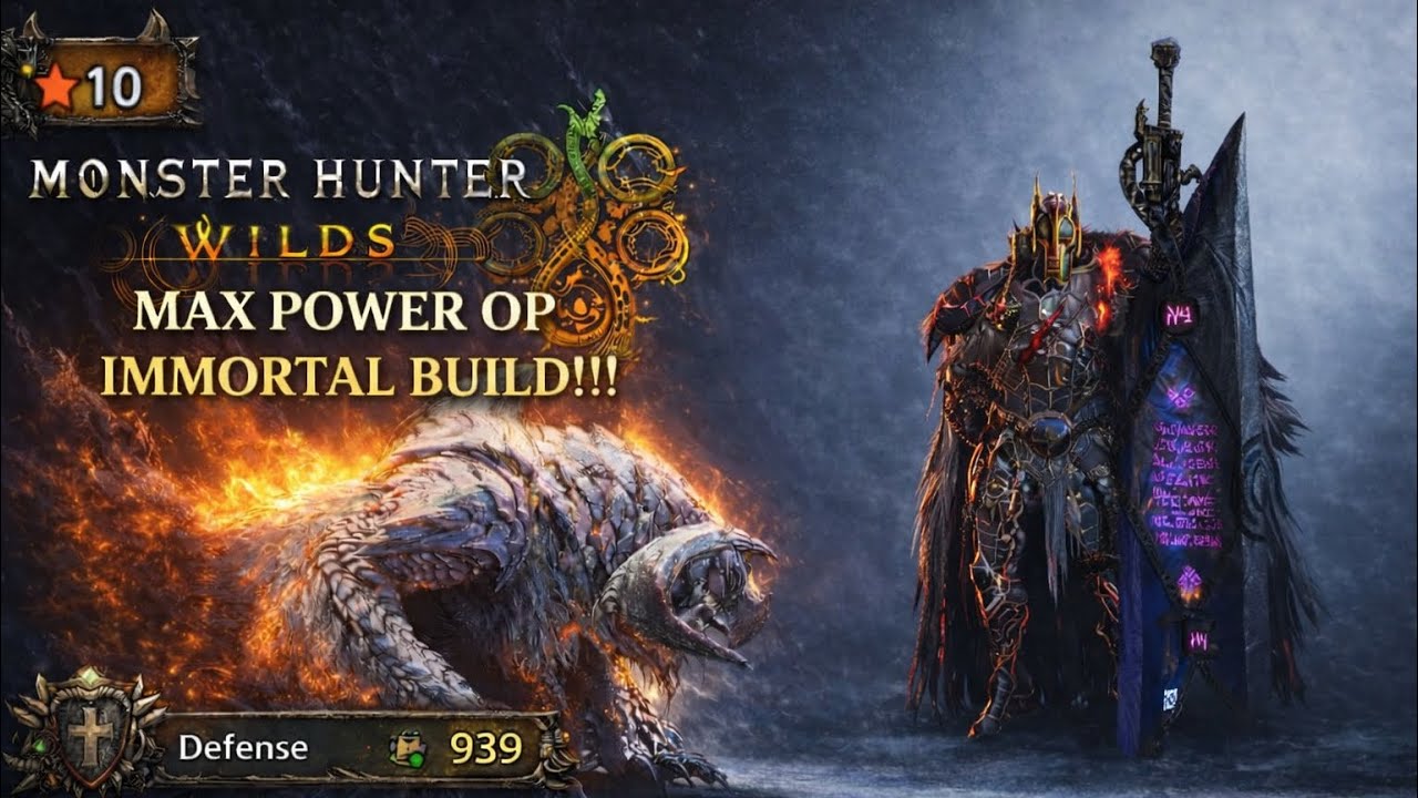 MAX POWER OP IMMORTAL BUILD (Monster Hunter Wilds)