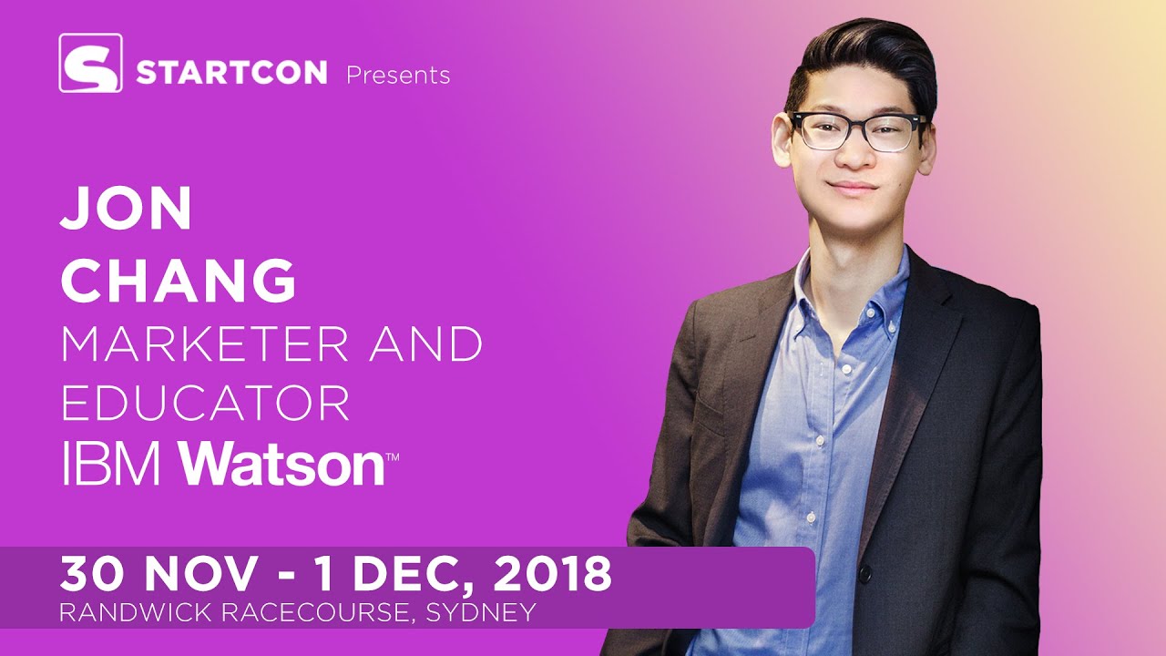 Jon Chang is coming to StartCon 2018!