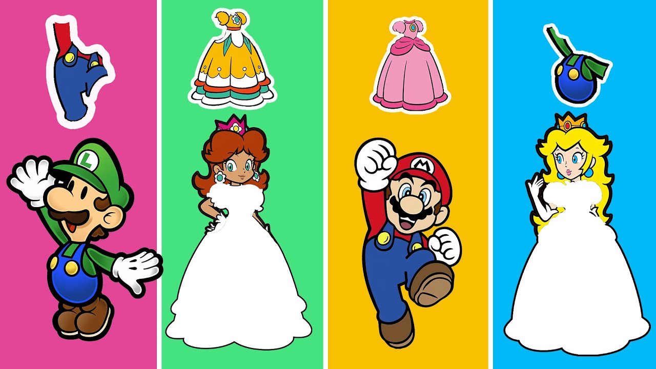 Peach or Daisy — Who Wore It Better? 👑🎀 | Funny Mario Dance Animation
