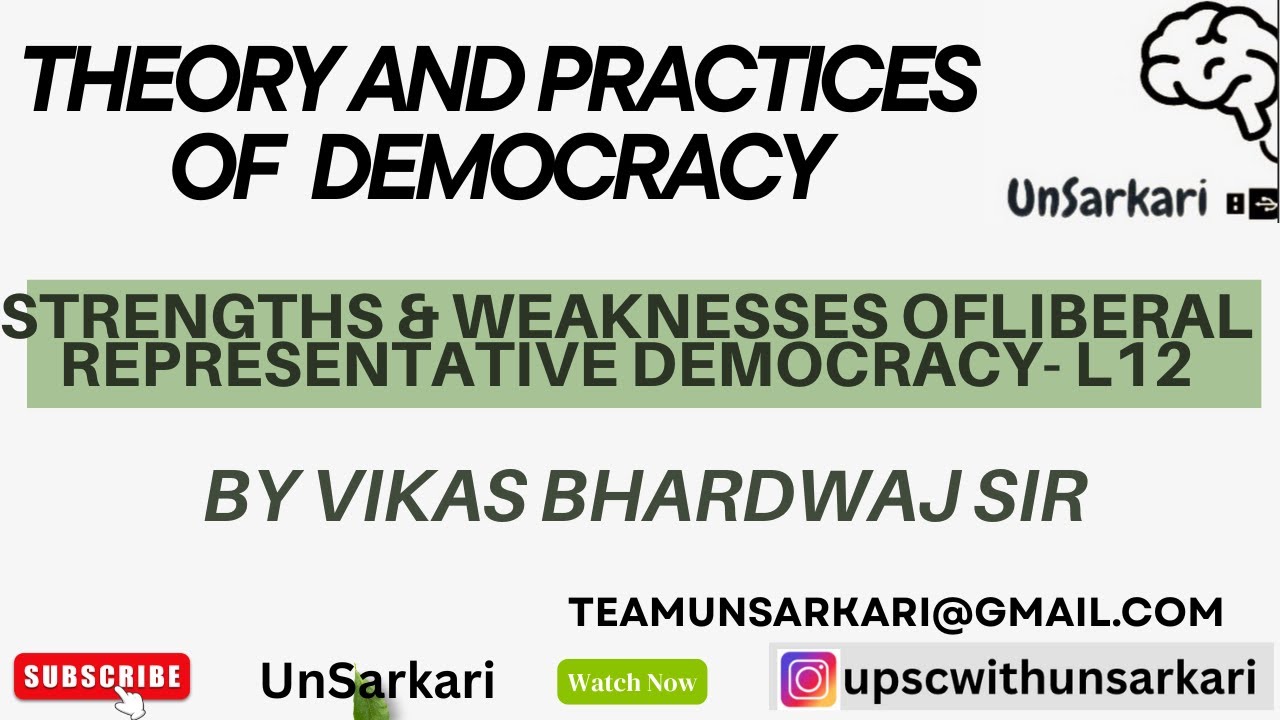 Weakness and Strength of    Liberal Representative  Democracy