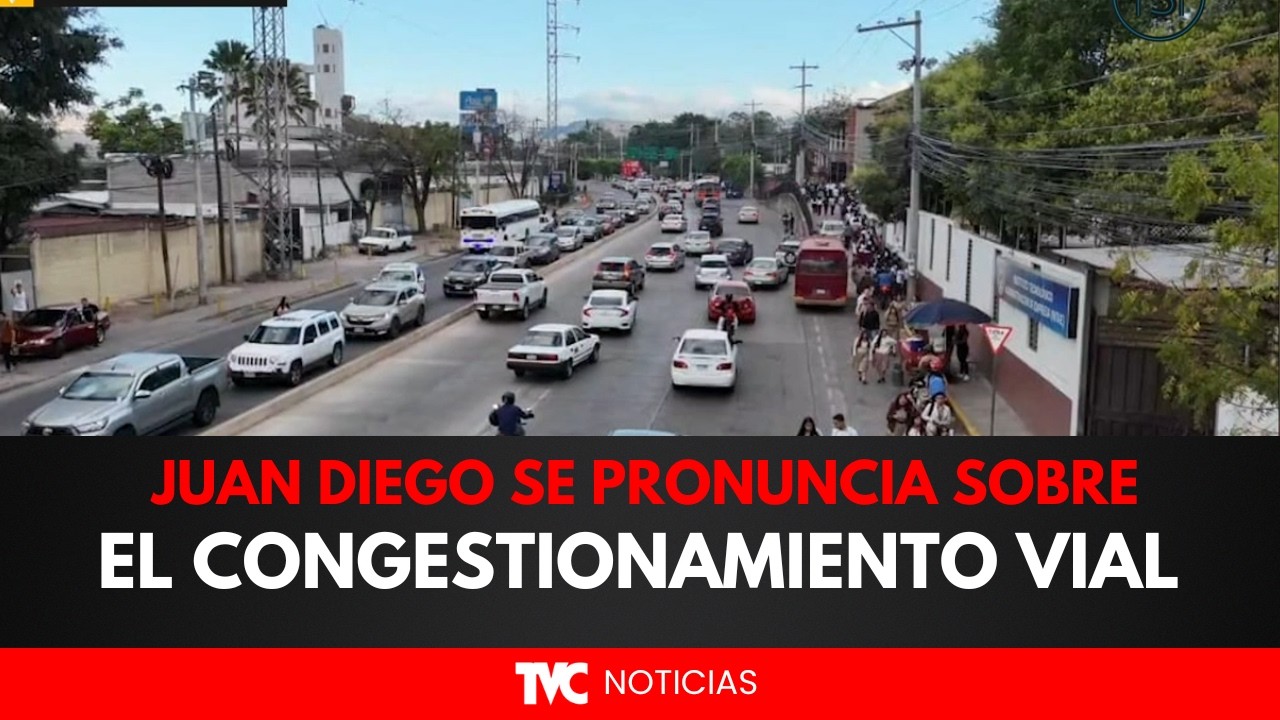 Juan Diego Zelaya se pronuncia sobre el congestionamiento vial en la salida al sur de la capital