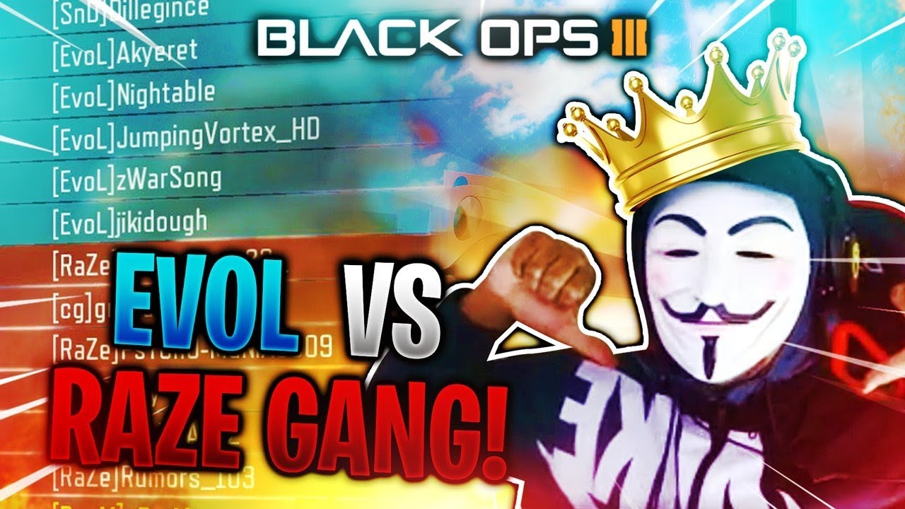 (BO3) My Team 6V6 RaZe vs EvoL HIGH K.D PLAYERS IN BLACK OPS 3!?