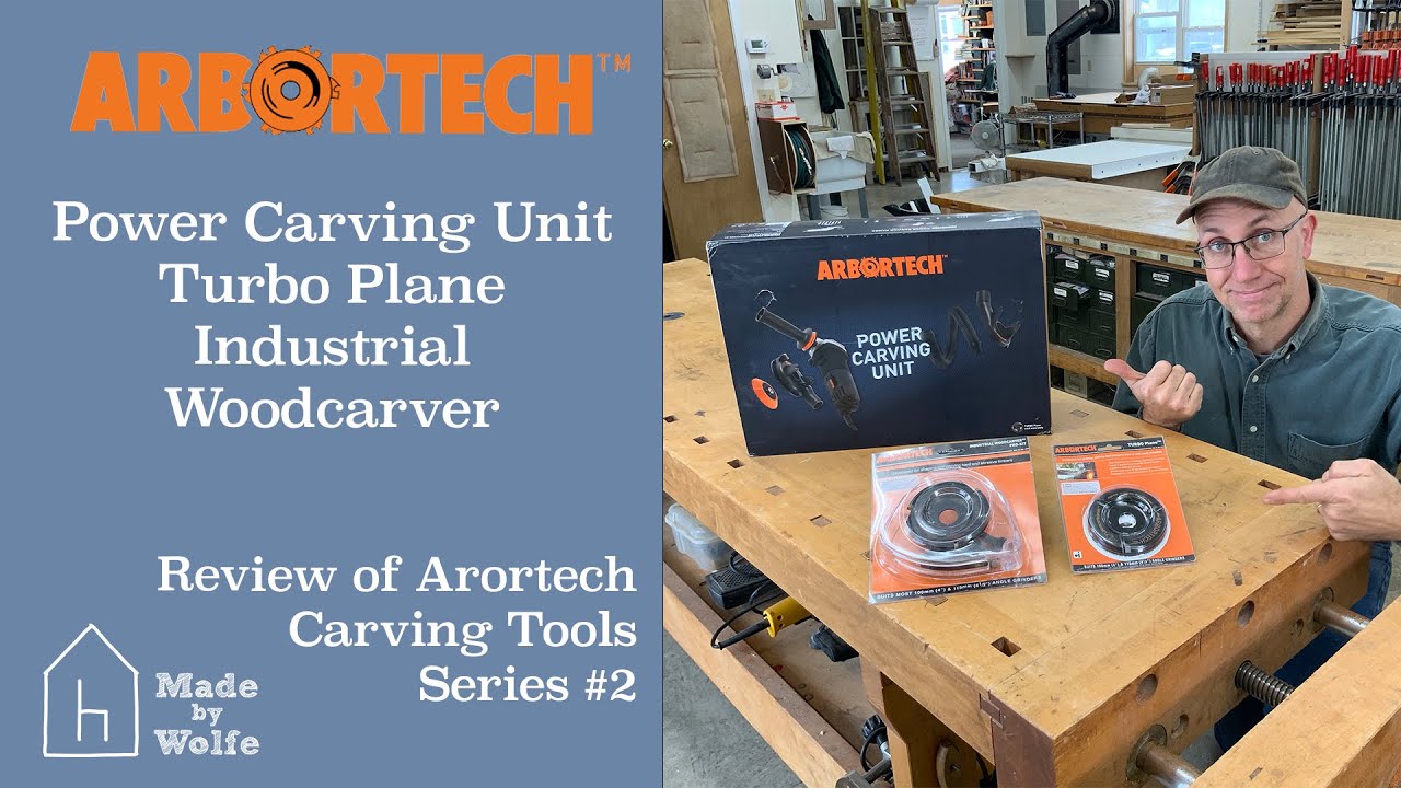 ОБЗОР ИНСТРУМЕНТОВ ДЛЯ РЕЗКИ ARBORTECH POWER: Мощный резной станок Turboplane Industrial Woodcarv...