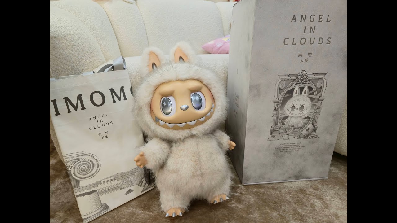 POP MART LABUBU THE MONSTERS – ANGEL IN CLOUDS UNBOXING! ☁️👼 EXCLUSIVE ZIMOMO | SOLD OUT!