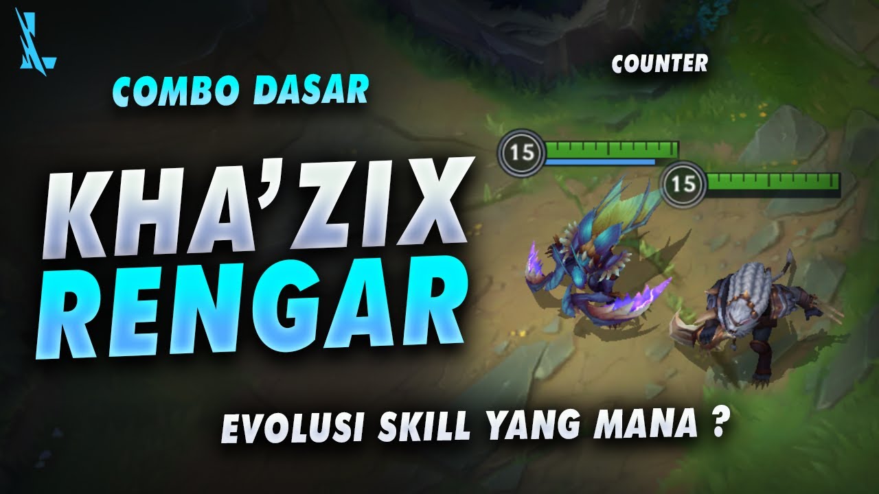 Combo Dasar & Penjelasan Skill Kha'Zix dan Rengar Wild Rift Kurohiko + Counter nya