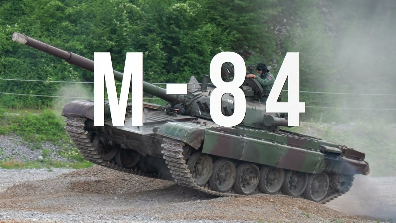 Tank M-84 v Parku vojaške zgodovine Pivka
