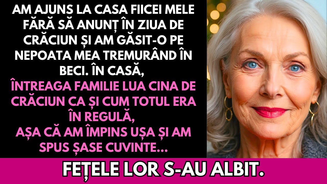 Nepoata Mea Îngheța În Subsol De Crăciun În Timp Ce Familia Mea Mânca Curcan La Masă În Seară