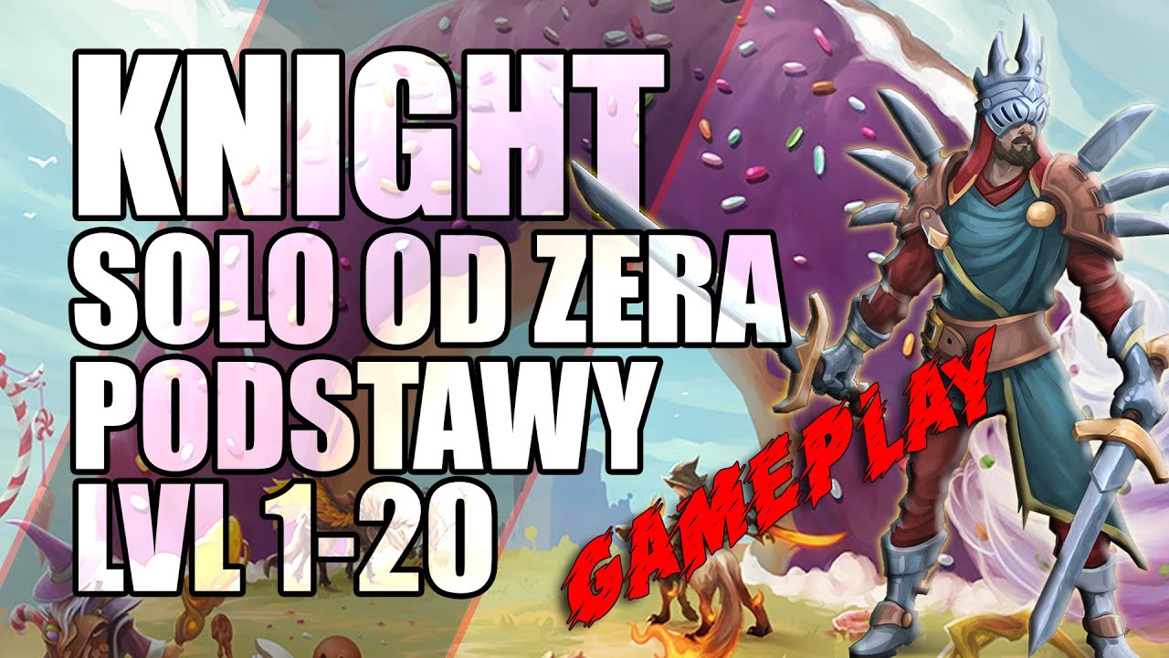 KNIGHT SOLO OD ZERA - PIERWSZE KROKI - ZARABIAMY NA STARTOWY EKWIPUNEK - TIBIA