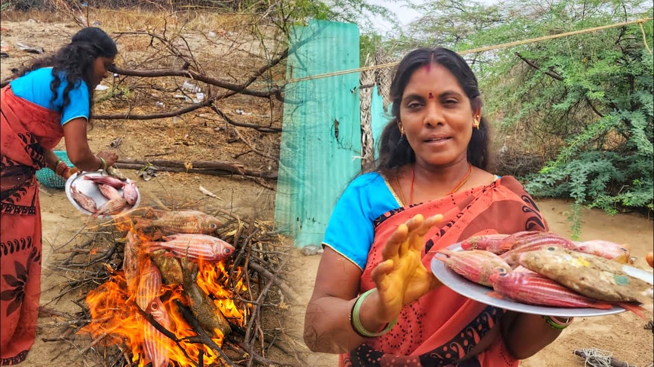 சுட்ட செம்மீன் கூட்டு வேற லெவெல் சுவைThe grilled shrimp joint is another level of taste