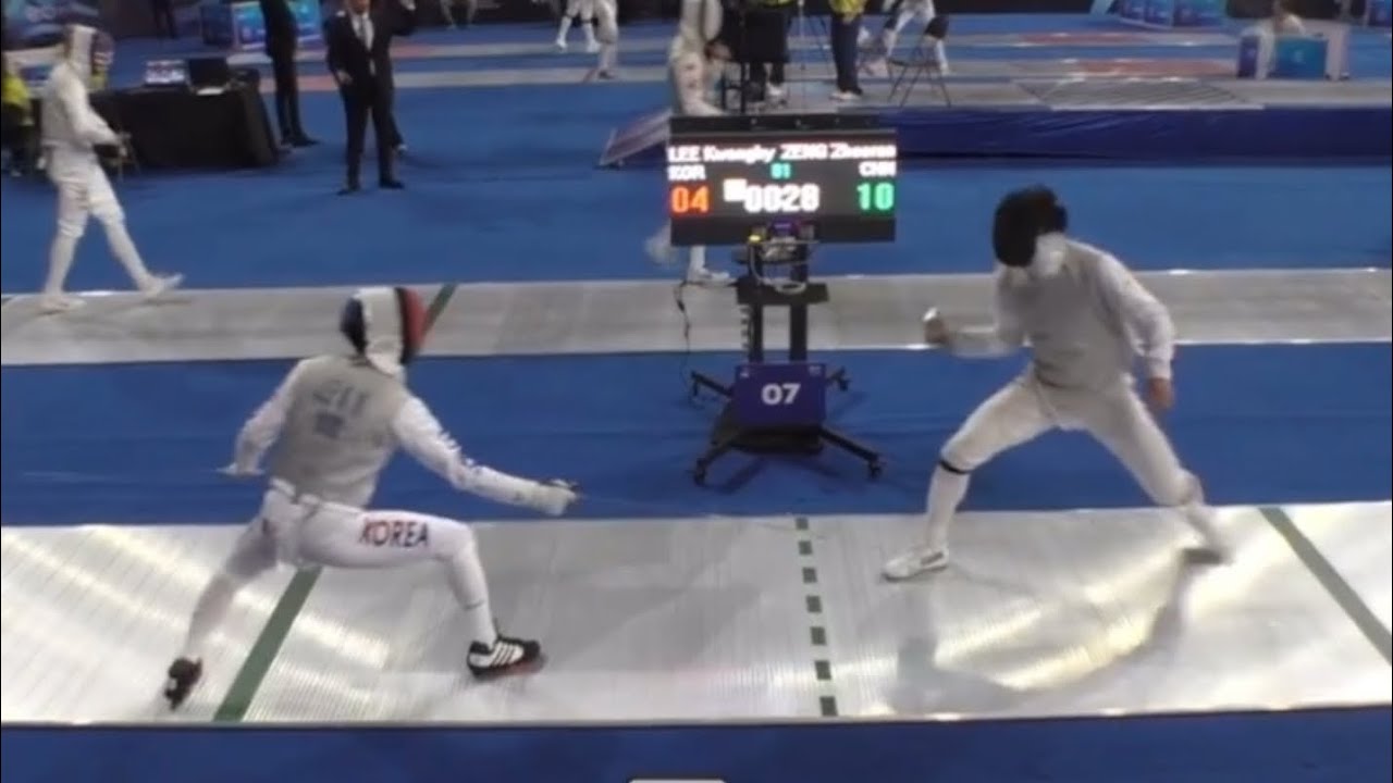 2025 Fencing World Championships SMF - L64 - Lee Kwanghyun KOR vs Zeng Zhaoran CHN