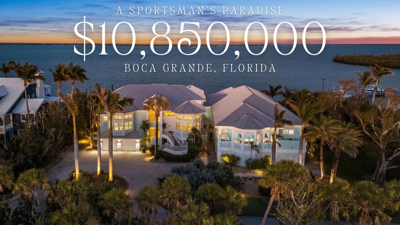 Ultimate Sportsman’s Paradise 🏝️ Luxury Waterfront Retreat in Boca Grande, FL | 14 Grouper Hole Dr